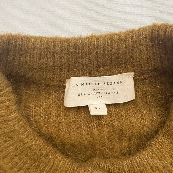 Sezane Othello Cardigan in olive green XL - Picture 4 of 5